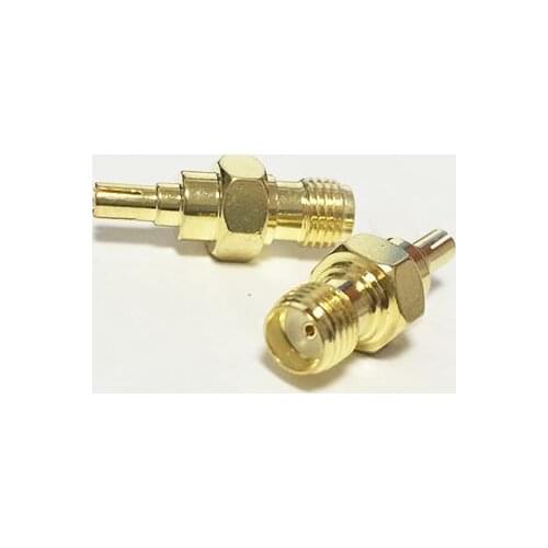 1pc NEW SMA Female Jack to CRC9 Male Plug RF Coax Modem Convertor Straight Goldplated wholesale