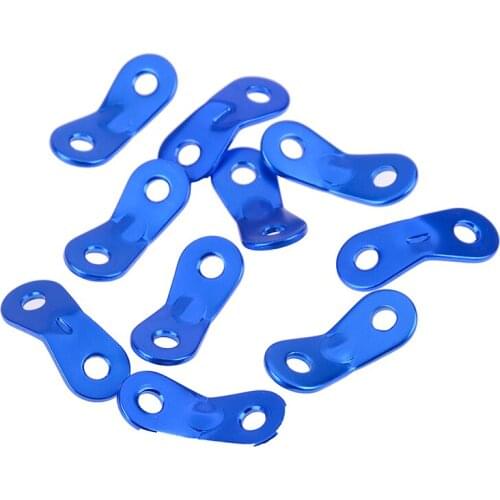 10Pcs Outdoor Camping Aluminum Alloy Cord Runners Rope Tensioners Tent Guy Line Rope Tensioners