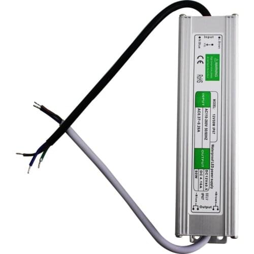 2pcs 4.2A current 50W 12 v power supply AC110-260V transformer DC 12V power adapter unit waterproof IP67
