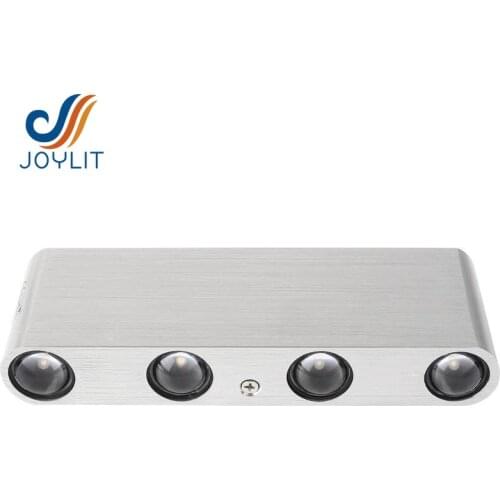 2pcsAC85-265V Modern 8W Led Wall Light Up Down Sconce Lighting Spotlight Decorative Lights Lamp Rectangle For Garden