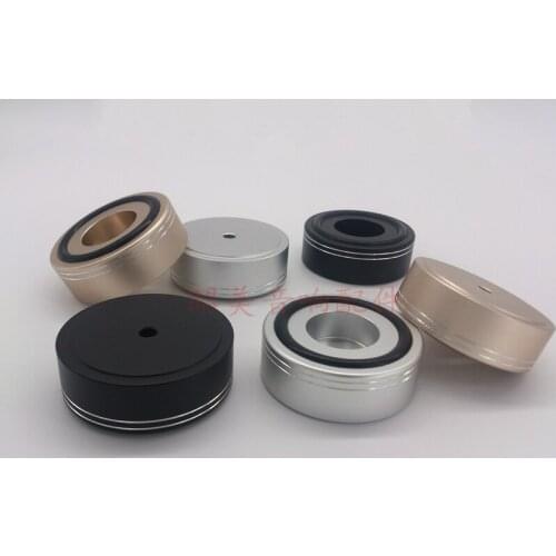 4 pcs aluminum alloy diameter 44 high 16 audio amplifier foot speaker foot nail tripod shock absorber cushion C