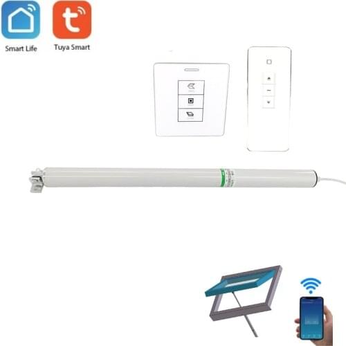 400MM Travel WIFI Tuya Screw Automatic Window Motor Opener With Receiver And Remote Control Optional for Factory Airport