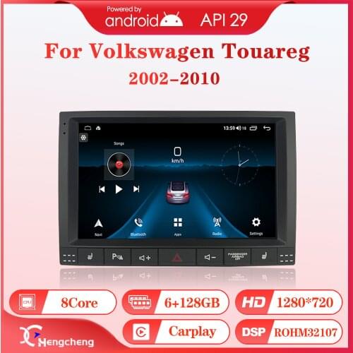For Volkswagen Touareg GP 2002-2010 car radio multimedia video player Volkswagen Vw Touareg GPS navigation Android 10 4G version