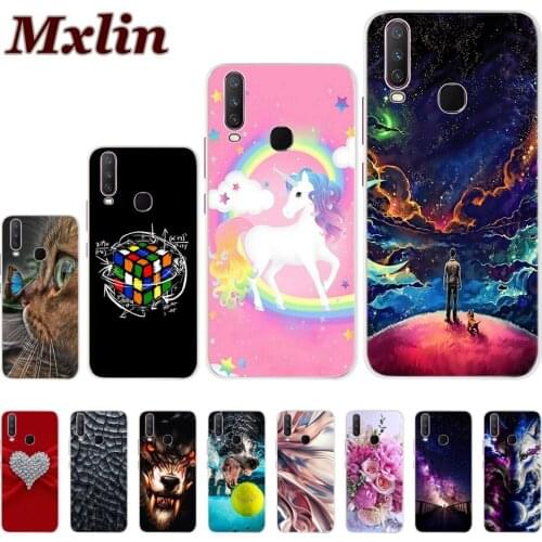 Cute Phone Case For Vivo Y17 Y15 Y12 Y3 Cover Soft Silicon Protective Bumper Pattern Cover For VIVO Y 17 15 12 VIVOY12 2019 Case