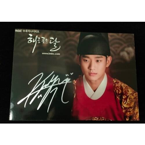 Kim Soo Hyun Autographed Signed Photo The Moon Embracing the Sun 5*7 K-POP GIFTS COLLECTION 2012