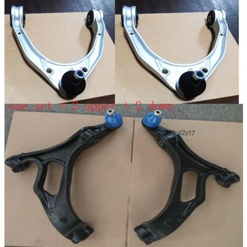 One set 4 pcs control arms front upper /down arms 7LA 7L6 7L7 for VW TOUAREG 2003-2010 for PORSCH CAYENNE(955) 3.2 3.6 4.5