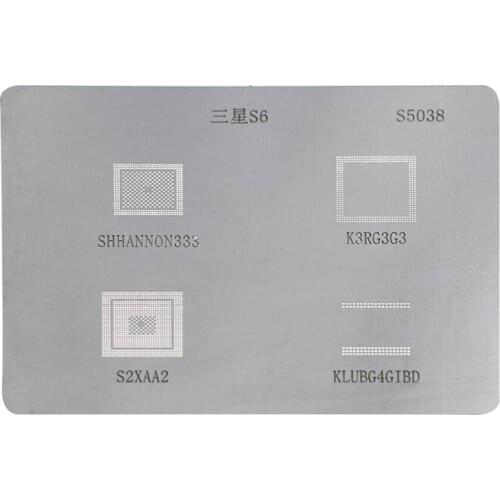 UANME Logic Board CPU Chip Repair Tool For Samsung Galaxy S6 7 Edge S8 S8plus Motherboard IC Chip Ball Soldering Net Steel Plate