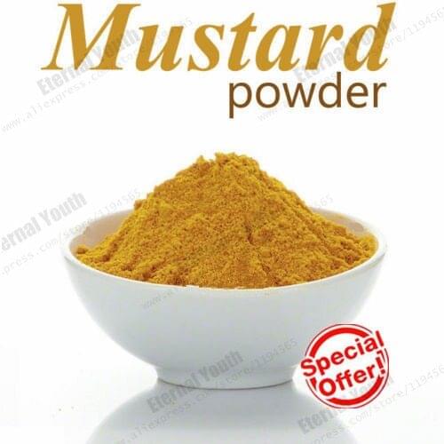 HEALTHY MUSTARD GROUND POWDER BULK SPICE F OOD G RADE 50/100/200/500/1000g