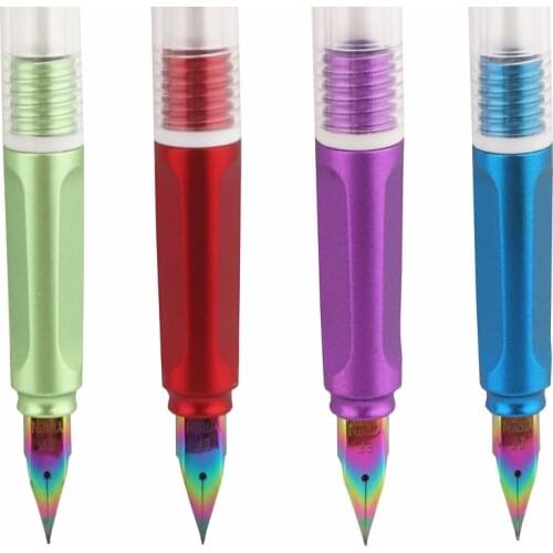 New Listing High Quality 6053 Transparent Color School Supplies Student Office Stationary Colors Nib Fountain Pen Ink