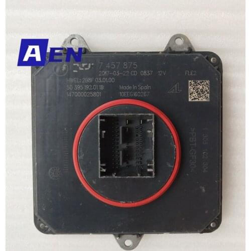 Original Used 7457875 Headlight LED Driver Module computer For BMW F20 F22 F23 F87 F30 F32 F34 F36 X5 X6 63117457875