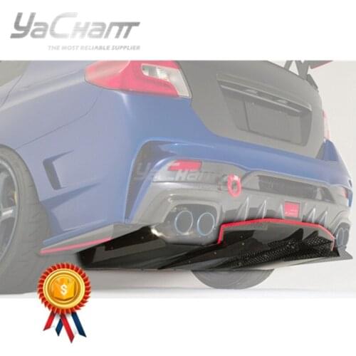 Carbon Fiber Rear Bumper Underboard Fit For 2015-2019 Impreza VA WRX S4 & WRX STI Sedan VS ARISING II Style Rear Diffuser