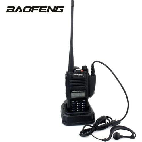 BAOFENG A58 Walkie Talkie Waterproof Dustproof Dual Band 5W Transmit Power Two Way Radio & Earpiece 2Gen Interphone Transciver