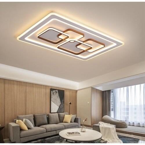 Modern LED ceiling lights living room bedroom luster de plafond moderne fixture plafonnier white black LED ceiling lamp