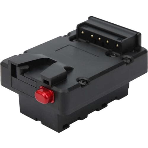 V Mount Battery to NP-F Adapter V-Lock D-tap Battery Plate Adapter V Mount Battery Plate for DSLR Monitor Fill Light Accessories