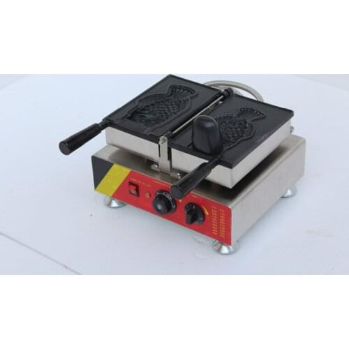 Stainless steel korea single ice cream taiyaki machine, taiyaki ice cream waffle iron