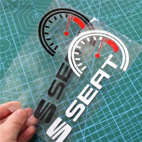 1pc Car Dash borad headlights Windows Sports Racing PVC Vinyl Decal Sticker For Spain Seat Leon Ibiza Altea Cordoba Toledo