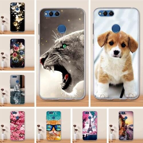 Protective Case for Huawei Honor 7X Case TPU Silicon Cover for Huawei Honor 7X Cover Phone Coque for Huawei Honor 7X Capa Bumper