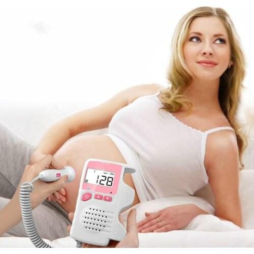 2.0MHz LCD Digital Prenatal Fetal Doppler Heart Sound Monitor Screen Display Tester Detector Pregnant FetalPulse Meter Monitors
