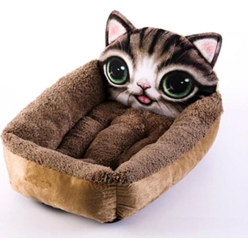 Pet Deep Sleep Winter Warm Round Nest Thick Plush Cat Litter Four Seasons Universal Litter Cat Litter Pet Supplies