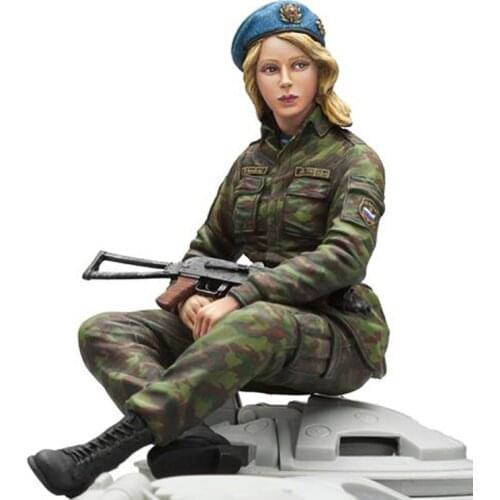 1/16 resin figures soldiers kit Russian woman infantry (without tank)unpainted and unassembled 454G