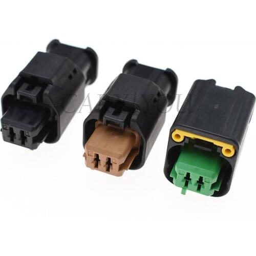 1 Set 2 Hole Way 3 Type Automotive Sensor Connector Cable Socket For Peugeot Citroen 1801176-5