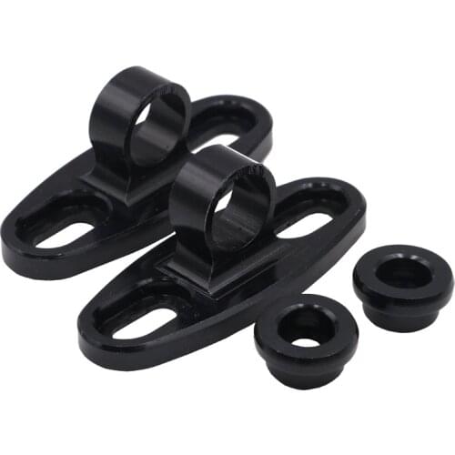 1 pair mirror CNC Aluminum holder adapters motorcycle fairing universal mirror mounts assembly ware modifid 5 color