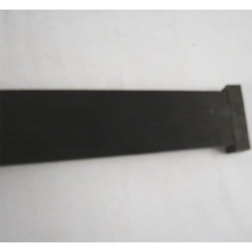 1pcs undyed black indonesia ebony 5 strings violin fingerboard 4/4