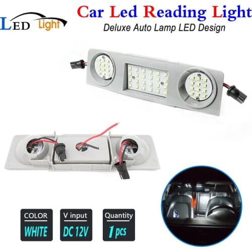 1PCS Led Rear Reading Map Dome Light Ceiling Lamp For VW Golf 4 5 6 Plus Passat CC B6 B7 Beetle Tiguan Scirocco Sharan Touran