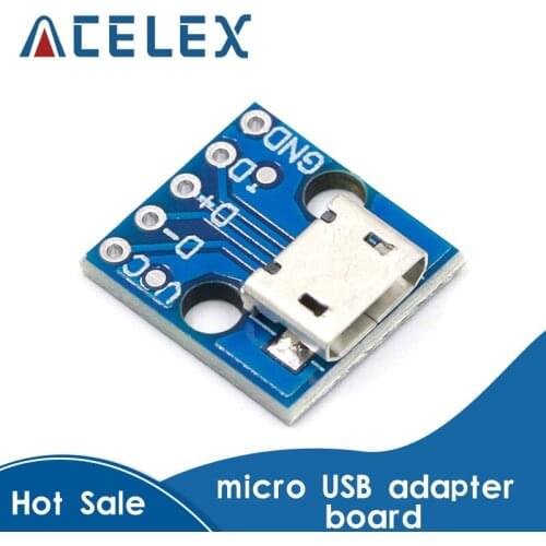 10Pcs CJMCU Micro USB Board Power Adapter 5V Breakout Switch Interface Module