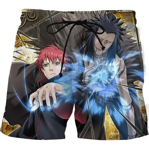 2021 Animated 3D printed beach shorts Mens swimming shorts Men surf shorts Plus size surf shorts Swimsuit running shorts