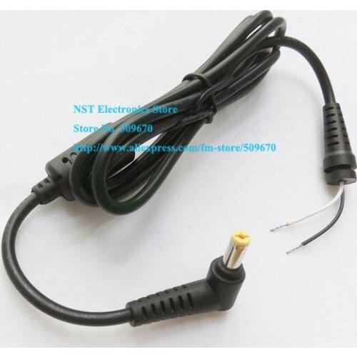 90 Degree Angled DC Plug 5.5x1.7mm Connector Laptop Cable About 1.2M/Free Shipping/10PCS