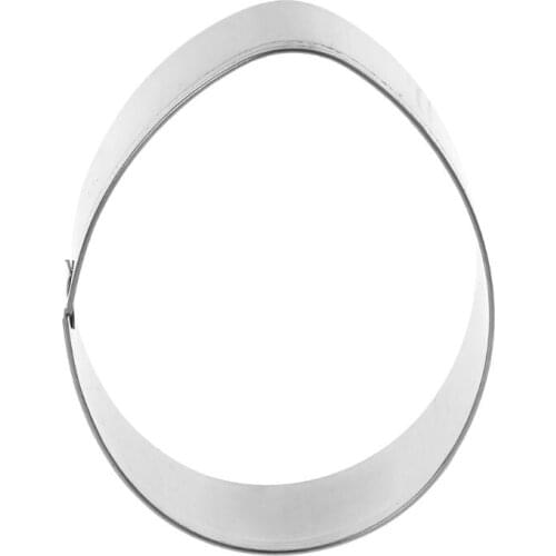 Easter Egg Shape Stainless Steel Cookie Cutter Cake Baking Chocolate Mold Fondant Pastry Biscuit Mould DIY Crafts