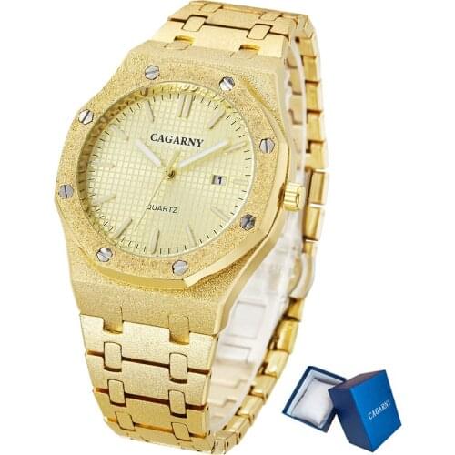 Gold Watches for Men 2020 Luxury Designer Quartz Mens Watch Stainless Steel Business Watches Waterproof Male Clock Reloj Hombre