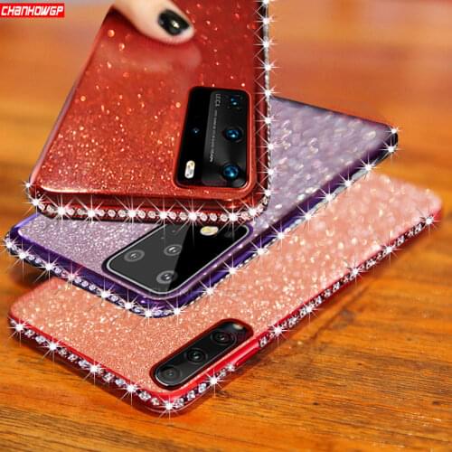 Glitter Diamond Soft Case For Huawei P40 P30 Lite E Pro Y7P Y9 Prime Honor 30 20 9X Pro 20i 10i 10 Lite Nova 6 5T Mate 30 Cover