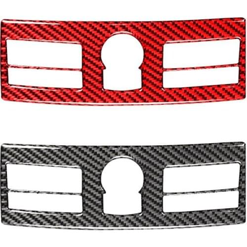 For Nissan 350Z 2006-2009 Carbon Fiber Navigation System Control Frame Panel Sticker Cover Trim