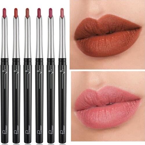 18 Colors Lip Liner Pencil Natural Lipstick Long Lasting Moisturizer Lipliner Cosmetics Makeup Tool Easy To Carry TSLM1