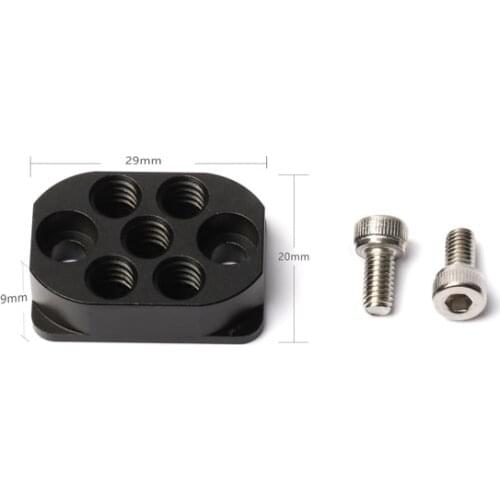 Mini Cheese Mount Plate Attachment fr DJI Ronin-S Handheld Gimbal Camera Monitor Handle Remote Battery DIY Power Supply Part