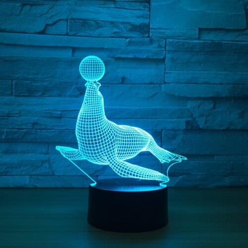 Dolphin Night Table Lamps Creative Gift Lamp New Fancy Led Eye Protection Desk Lamp Christmas decorations gift for baby