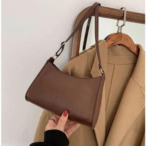 New Women Bags, Popular Winter Autumn Cross-Body Bags Single Shoulder Under Arm Lady Bag Cross Body Leather Bag Purse Handbag