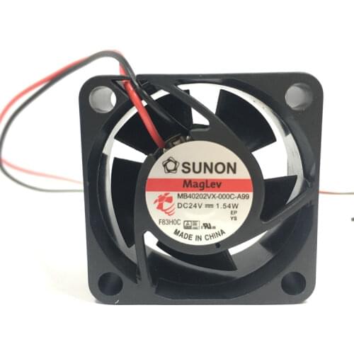 For Sunon MB40202VX-000C-A99 4cm 4020 40mm fan DC 24V 1.54W Inverter recorder cooling fan