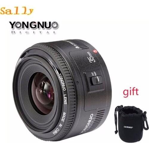 Yongnuo 35mm lens YN35mm F2 lens Wide-angle Large Aperture Fixed Auto Focus Lens For canon EOS Cameras