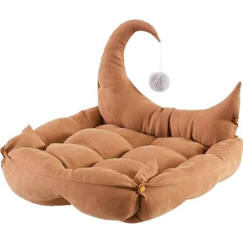 Nordic Style Solid Color Pets Bed Kennels Winter Warm Sleeping Breathable Dogs Cats Cushion Pet Supplies