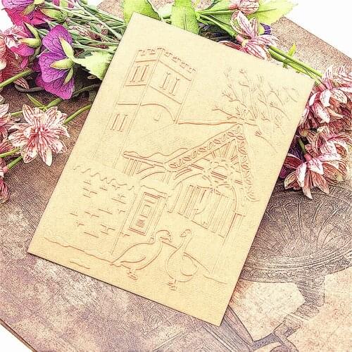 Easter plastic winter wonderland template craft card making paper card album wedding decoration scrapbooking embossing folder