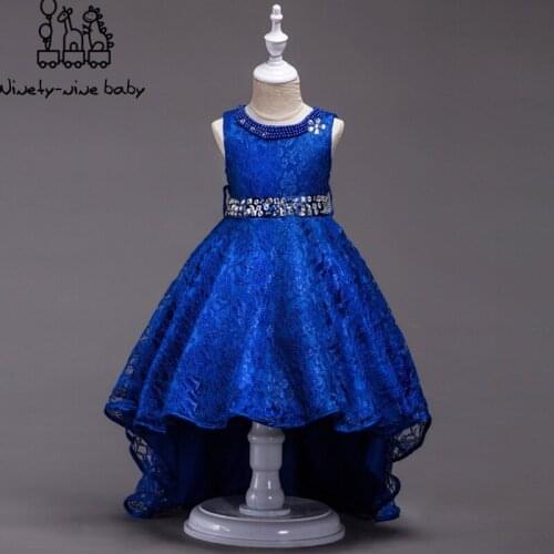 Princess Flower Girl Dress Elegant Tutu Wedding Birthday Party Kids Dresses For Girls Childrens Costume Teenager Prom Designs
