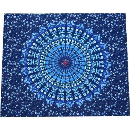 Rectangle Elephant Tapestry Colored Printed Decorative Mandala Tapestry Indian 130cmx150cm 153cmx203cm Boho Wall Carpet