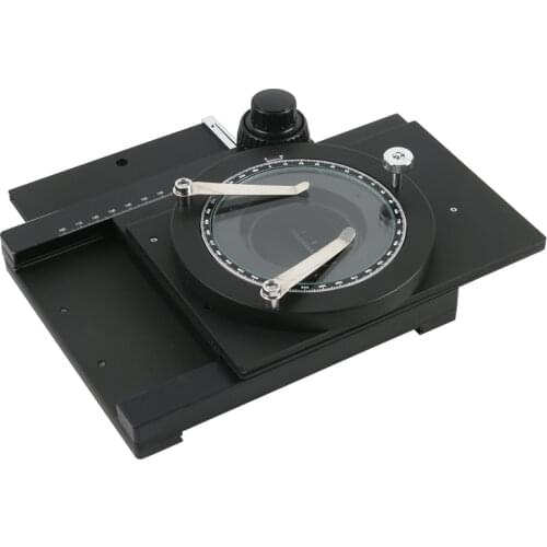 Removable X Y Axis Stage 360 Degree Rotating Moving Platform Microscope Working Table Work Stand For Video Stereo Microscope