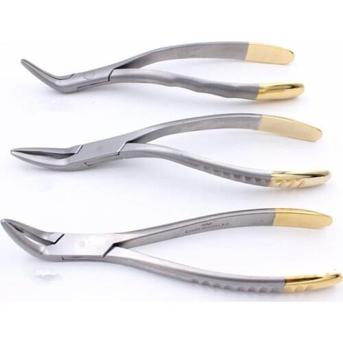 Dental Root Fragment Tooth Extraction Forceps Tooth Pliers Dental Instrument Curved Maxillary Mandibular Teeth Plier Dental tool