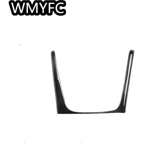 Carbon Fiber Gear Shifter Frame Panel Cover Trim Gear Box Surround Sticker For Mazda 5 2011 2012 2013