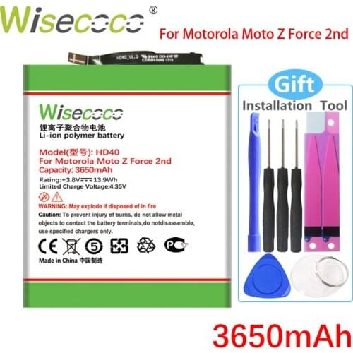 Wisecoco Motorola Moto Z2 Force Batteries
