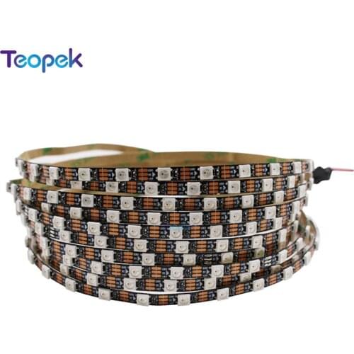 WS2812 Pixel LED Strip Light 4mm 3535 5mm 5050 RGB 60LEDs/m WS2812 RGB Digital Dream Color Tape IP20 Addressable DC5V